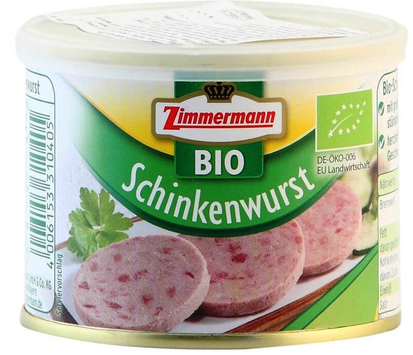 Sunca Lyoner carne porc Biolance eco 200g - ZIMMERMANN