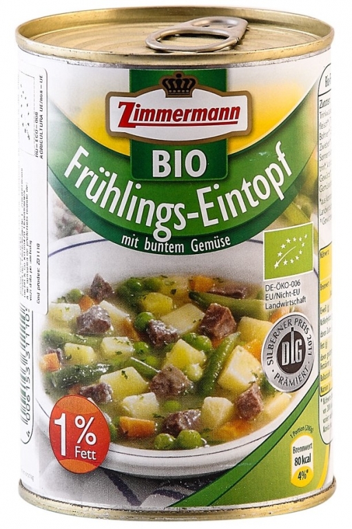 Tocana legume primavara carne vita eco 400ml - ZIMMERMANN