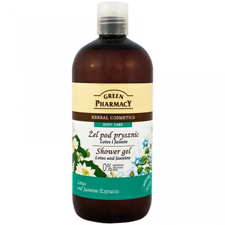 Gel dus flori lotus iasomie 500ml - GREEN PHARMACY