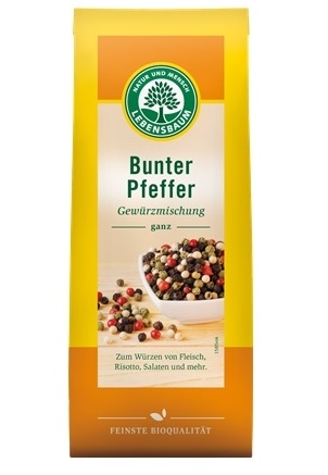 Condiment piper amestec boabe eco 50g - LEBENSBAUM