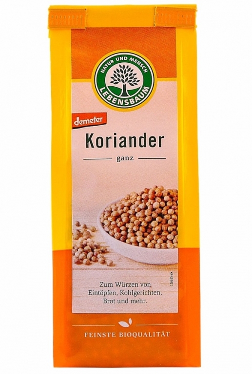 Condiment coriandru seminte eco 30g - LEBENSBAUM