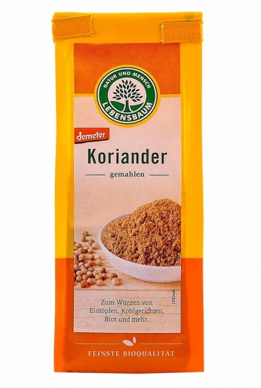 Condiment coriandru macinat eco 40g - LEBENSBAUM