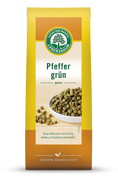 Condiment piper verde boabe eco 35g - LEBENSBAUM