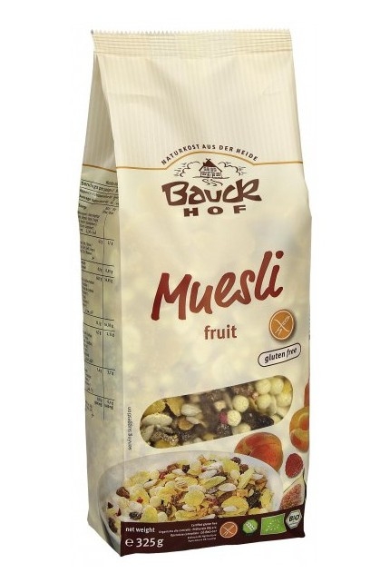 Musli crocant 45%fructe fara gluten eco 325g - BAUCK HOF