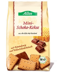 Mini biscuiti ciocolata eco 125g - ALLOS