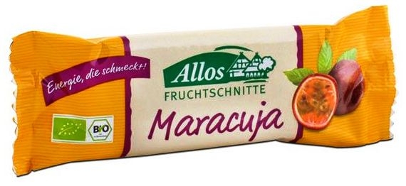 Baton fructe maracuja 40g - ALLOS