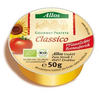 Pate vegetal clasic 50g - ALLOS