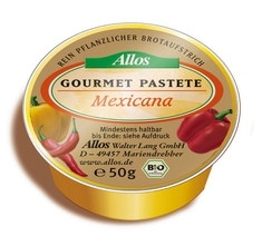 Pate vegetal mexican 50g - ALLOS