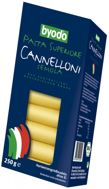 Paste cannelloni grau semola 250g - BYODO