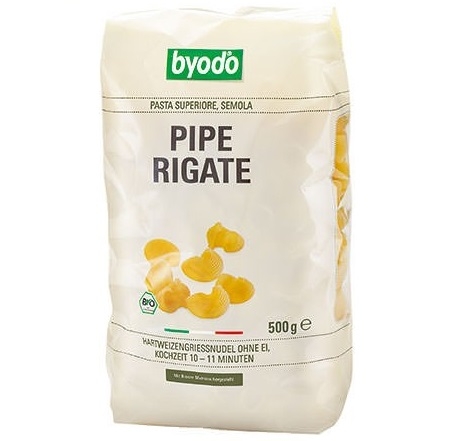 Paste pipe rigate grau 500g - BYODO