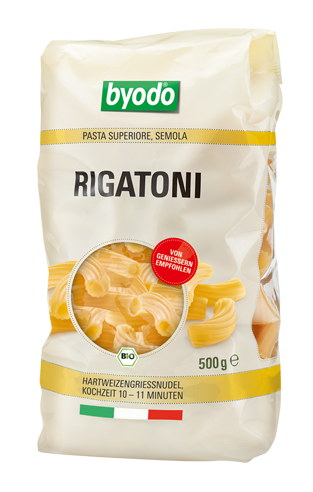 Paste rigatoni grau 500g - BYODO