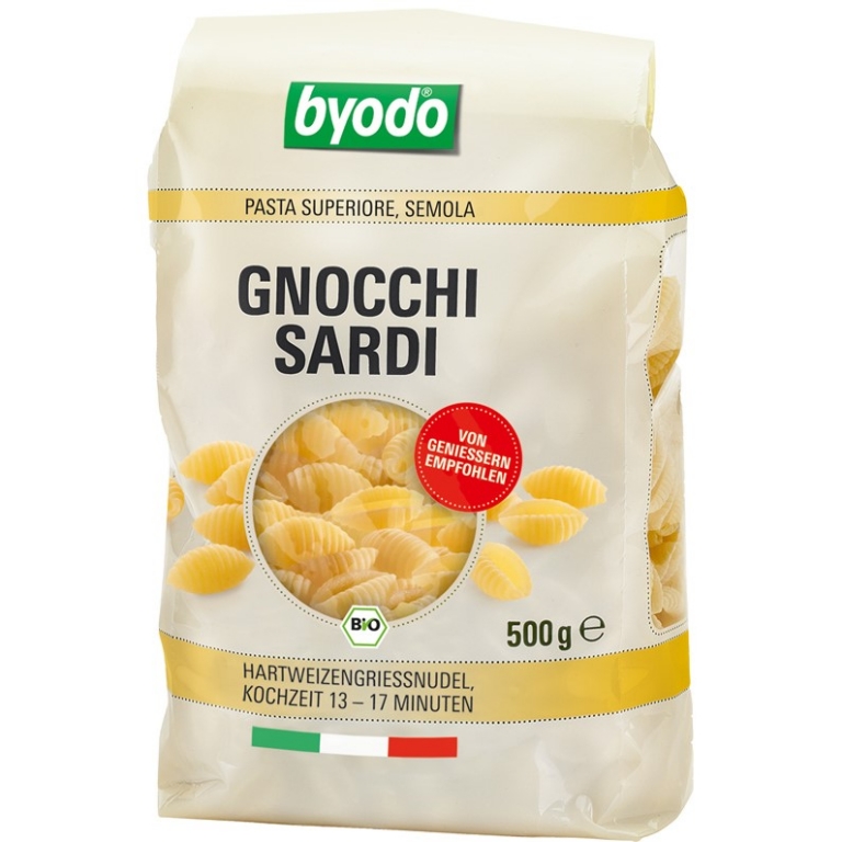 Paste gnocchetti sardi grau semola 500g - BYODO