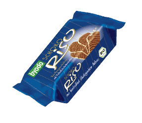 Biscuiti orez expandat ciocolata lapte eco 40g - BYODO