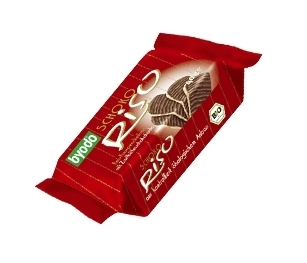 Biscuiti orez expandat ciocolata amaruie eco 40g - BYODO