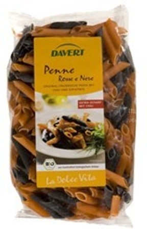 Paste penne bicolore grau eco 500g - DAVERT