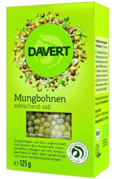 Seminte fasole mung pt germinat eco 125g - DAVERT