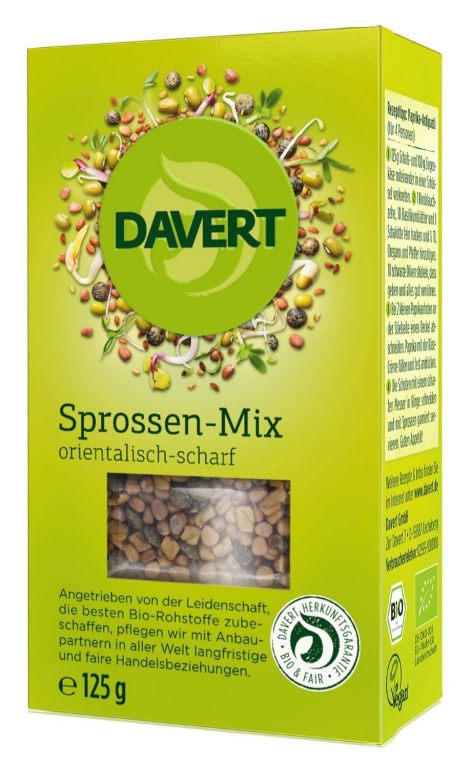 Seminte mix pt germinat eco 125g - DAVERT