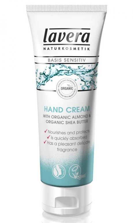 Crema maini ingrijire intensiva migdale unt shea Basis Sensitiv 75ml - LAVERA