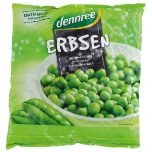 Mazare verde congelata bio 450g - DENNREE