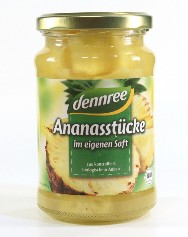 Compot ananas bucati eco 350g - DENNREE