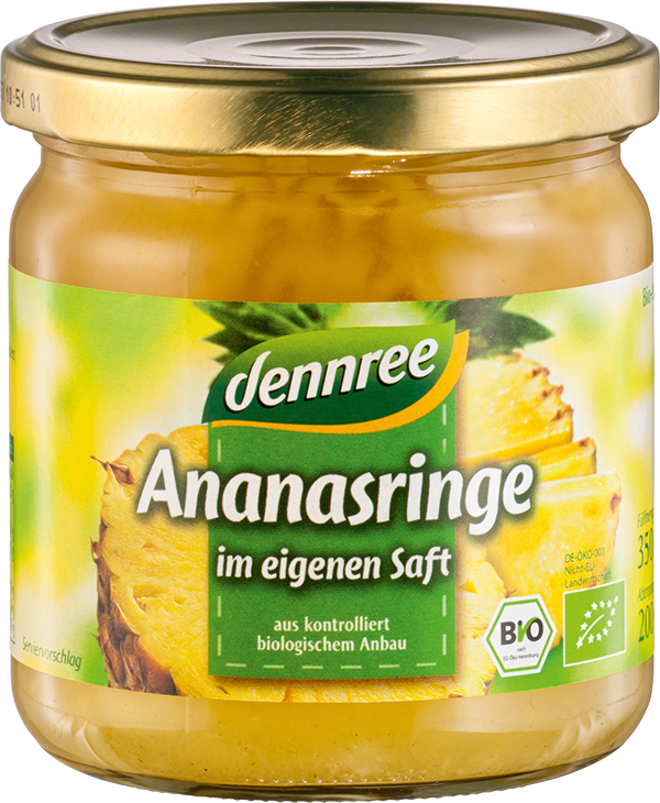 Compot ananas rondele eco 350g - DENNREE