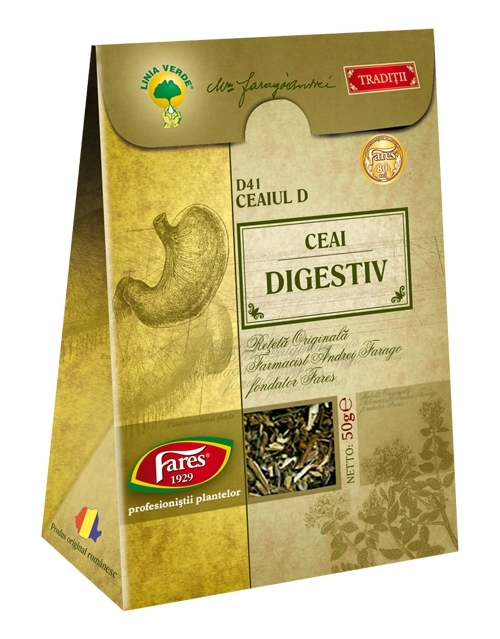 Ceaiul D digestiv Traditii 50g - FARES