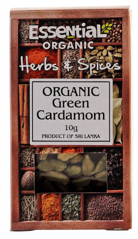 Condiment cardamom verde intreg eco 10g - ESSENTIAL ORGANIC