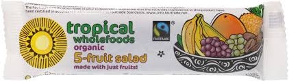 Baton 5fructe eco 40g - TROPICAL WHOLEFOODS