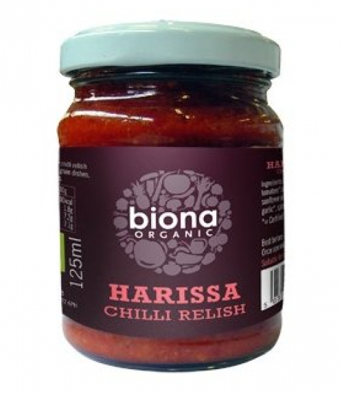 Sos chilli Harissa eco 125ml - BIONA