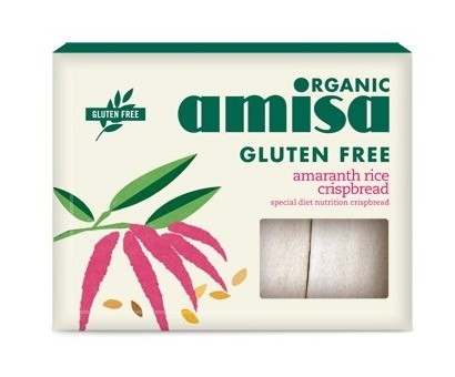 Painici crocante orez amarant fara gluten bio 120g - AMISA