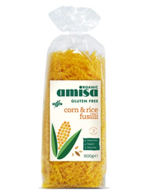 Paste fusilli porumb orez eco 500g - AMISA