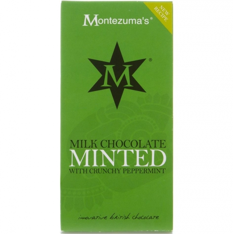 Ciocolata lapte cu menta 100g - MONTEZUMA`S