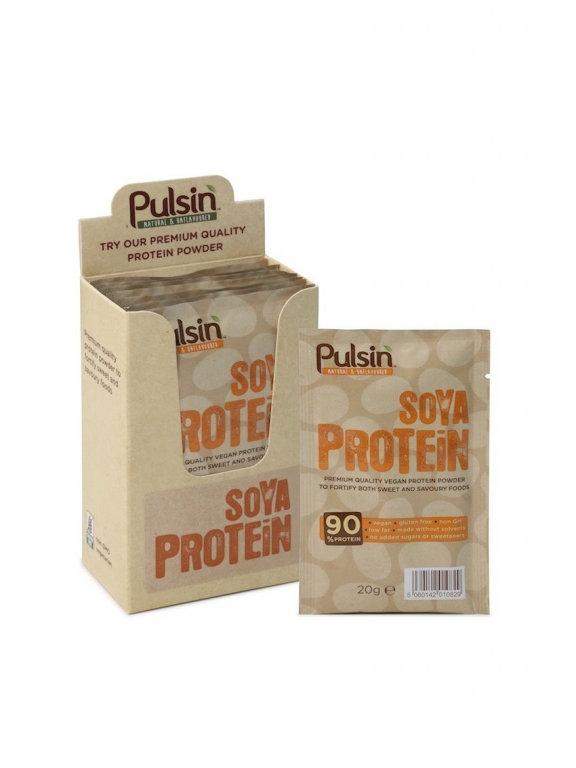 Pulbere proteica soia izolat 20g - PULSIN