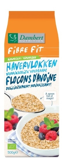 Fulgi ovaz fini eco 500g - DAMHERT NUTRITION