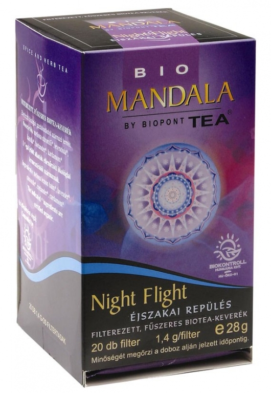 Ceai relaxant Night Flight eco 20dz - MANDALA