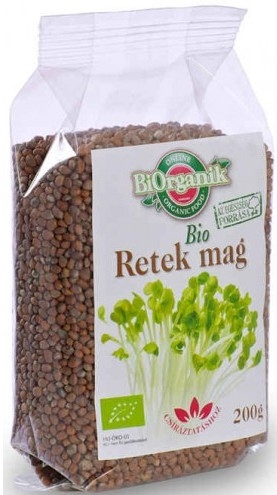 Seminte ridiche rosie pt germinat eco 200g - BIORGANIK