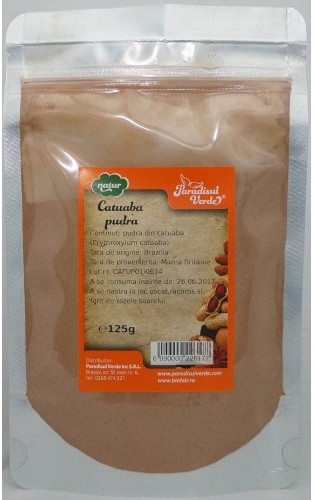 Pulbere catuaba natur 125g - PARADISUL VERDE