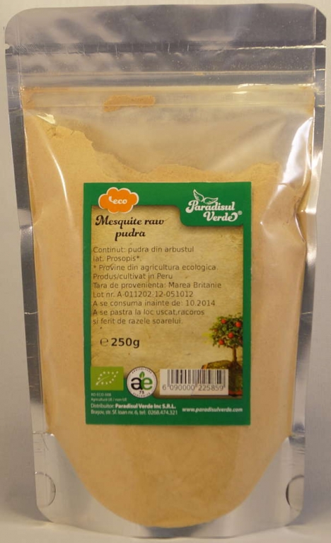 Pulbere mesquite raw ET natur 250g - PARADISUL VERDE