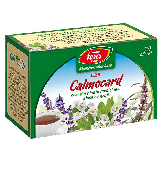 Ceai calmocard [calmant cardiac] 20dz - FARES