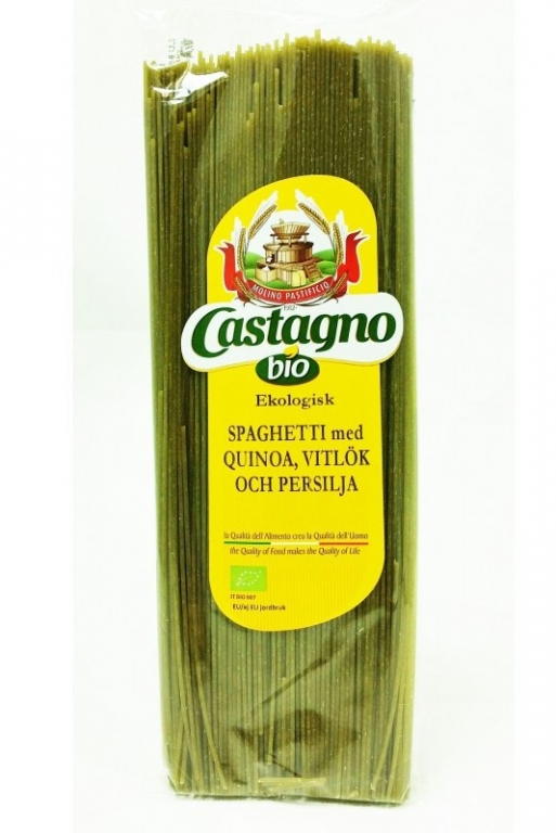 Paste spaghete grau quinoa usturoi patrunjel 500g - CASTAGNO