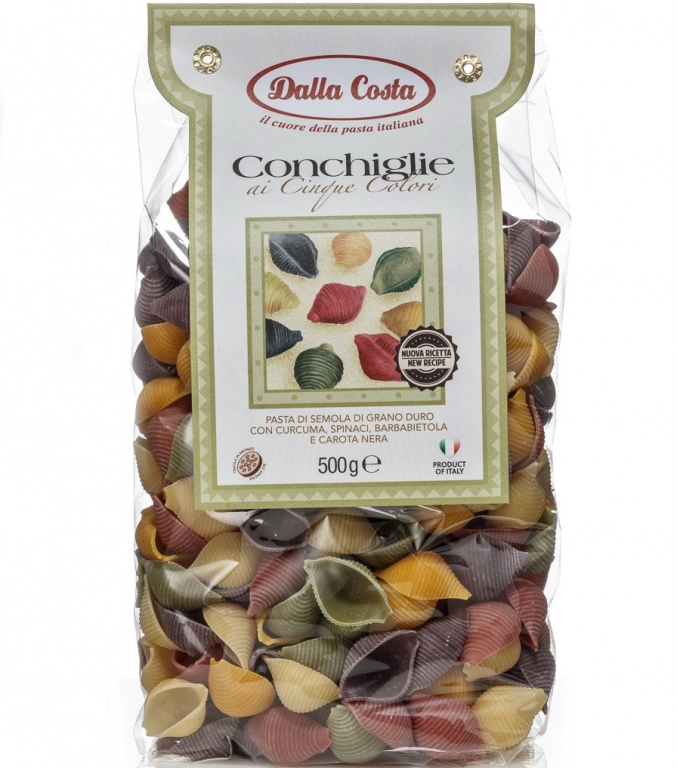 Paste scoici grau 5culori 250g - DALLA COSTA