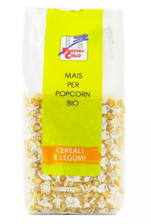 Porumb boabe pt popcorn eco 500g - LA FINESTRA SUL CIELO