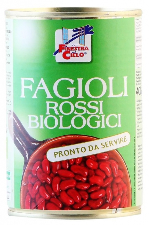 Conserva fasole rosie eco 400g - LA FINESTRA SUL CIELO