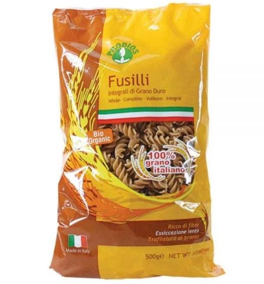 Paste fusilli grau integral eco 500g - PROBIOS