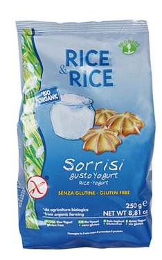 Biscuiti nobili orez gust iaurt fara gluten eco 250g - PROBIOS