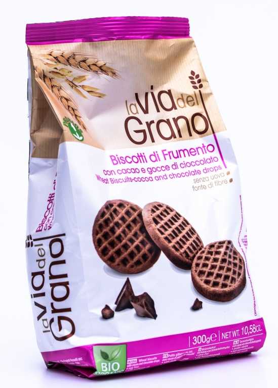 Biscuiti grau cacao fulgi ciocolata eco 300g - PROBIOS