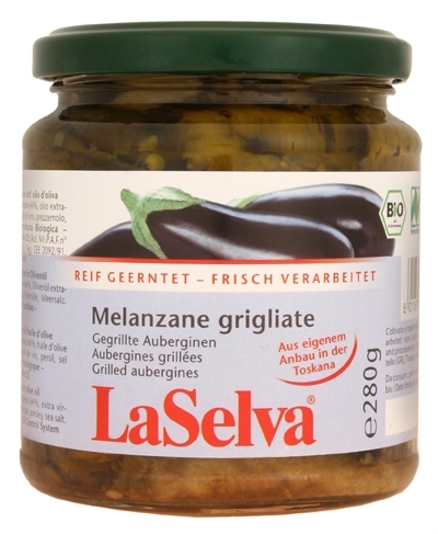 Vinete coapte in ulei masline 280g - LA SELVA