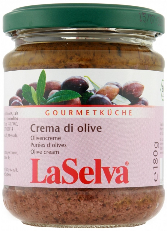 Crema tartinabila masline negre 180g - LA SELVA