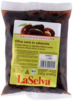 Masline negre in saramura 400g - LA SELVA