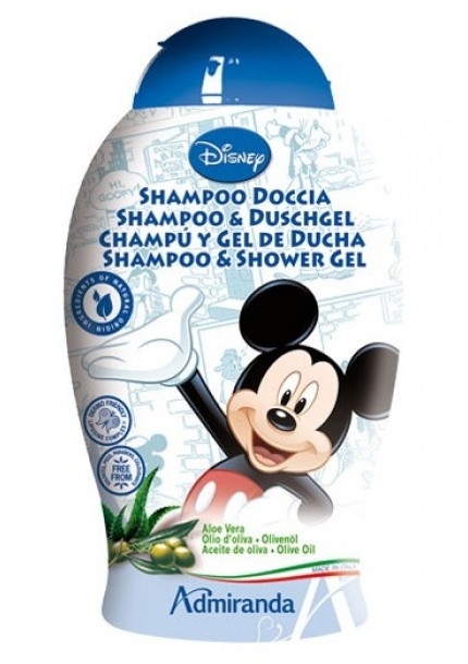 Sampon gel dus hipoalergenic Mickey Mouse 250ml - ADMIRANDA